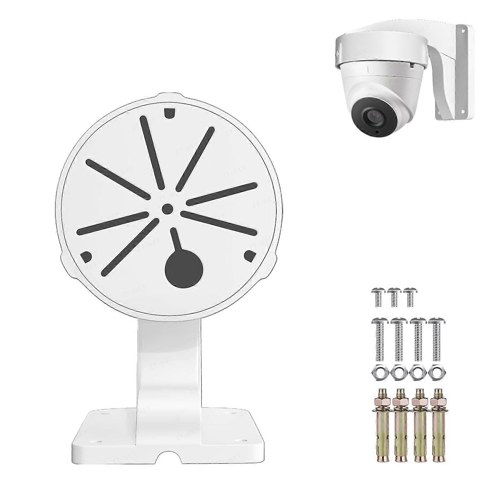 Security Camera Mount Wall Bracket with Aluminum Junction Box for Cable Protection, Weather Resistant