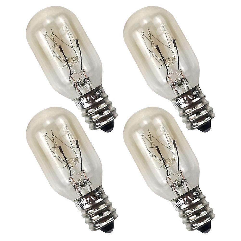 Halogen Lamp Appliance for Use 4Pcs E12 15W Microwave Bulbs