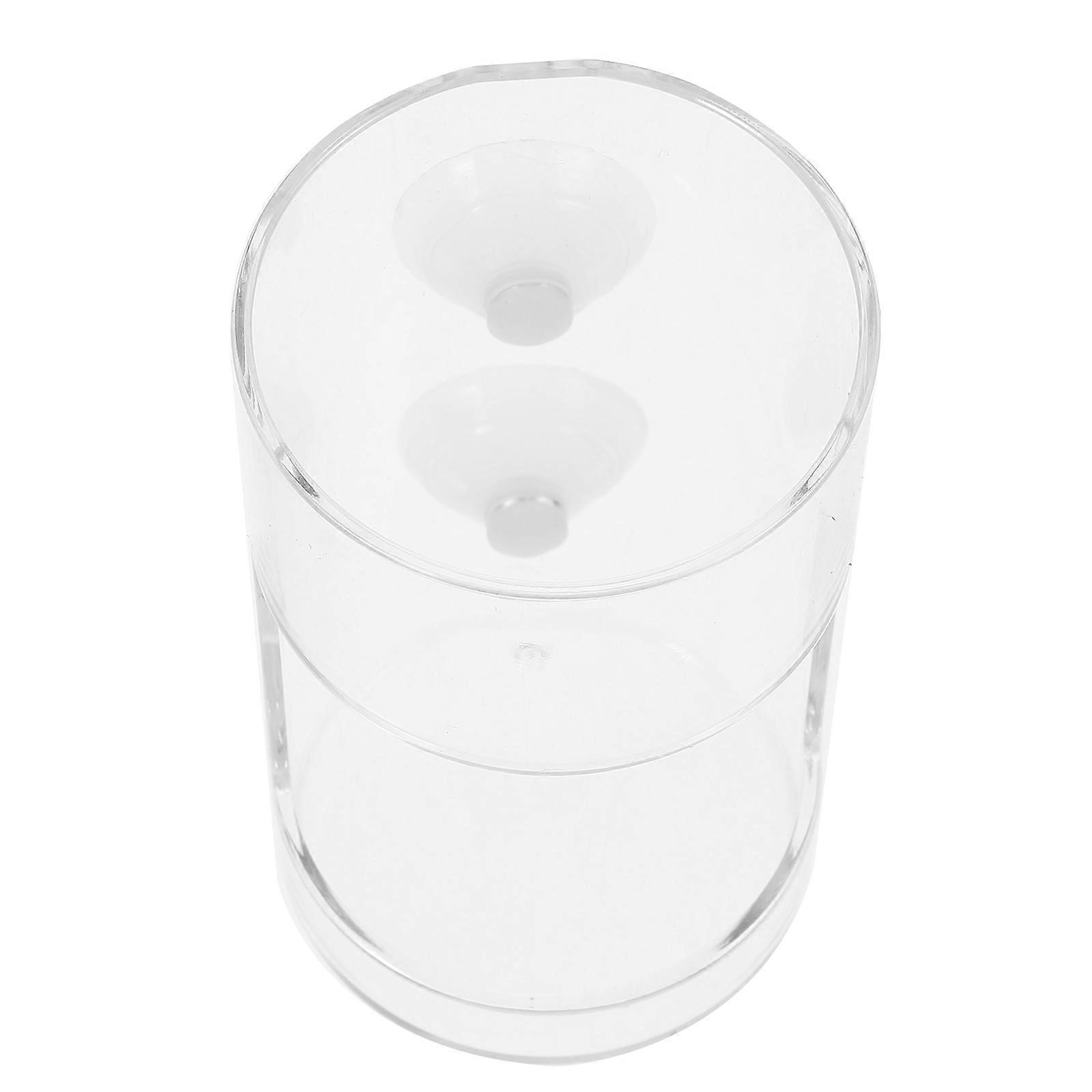 Floating Fish Feeder Circle Clear Aquarium Feeding Ring 4Pcs Set