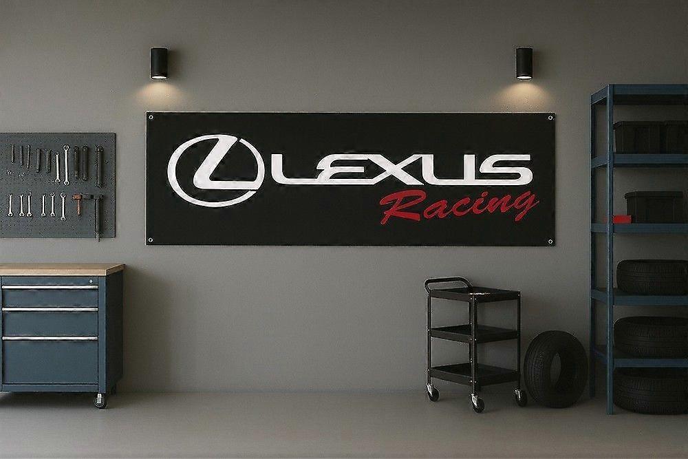 Luksusbil Lexus Racing Flaggbanner HF0369