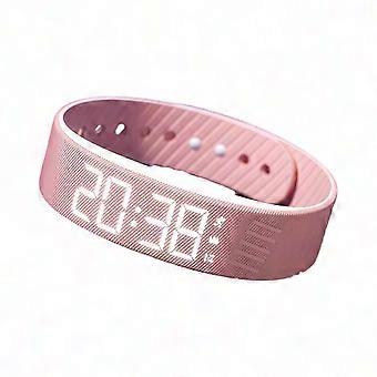Trilalarm polsband, oplaadbaar waterdicht horloge voor diepe slapers, stille wekfunctie, slaapregistratiefunctie
