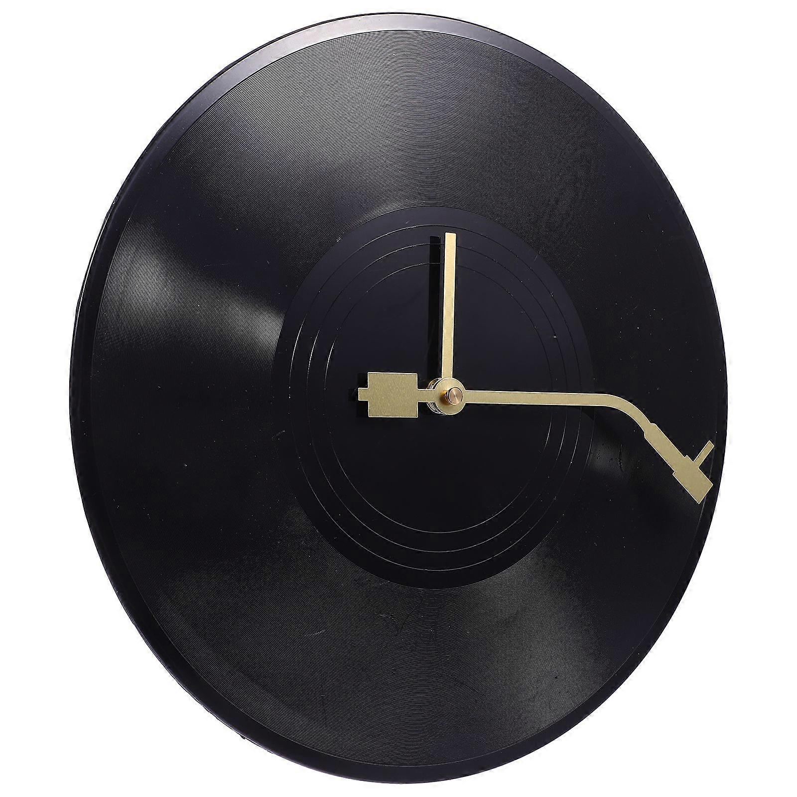 Vinyl Record Shape Wall Clock Wall Hanging Clock Decorative Wall Clock Home Decor