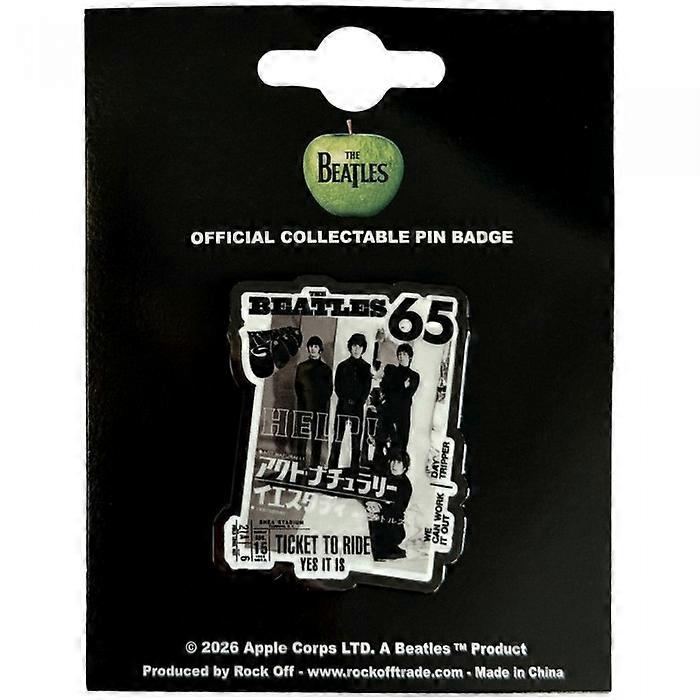 The Beatles 1965 Pin Badge