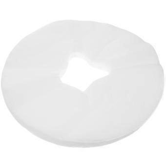 100 Sheets 29x28cm Disposable Face Massage Cover Pad Face Hole Pillow Cushion Mat Non-woven Fabric Cover Face Mask for SPA Beauty Salon Massage Hotels
