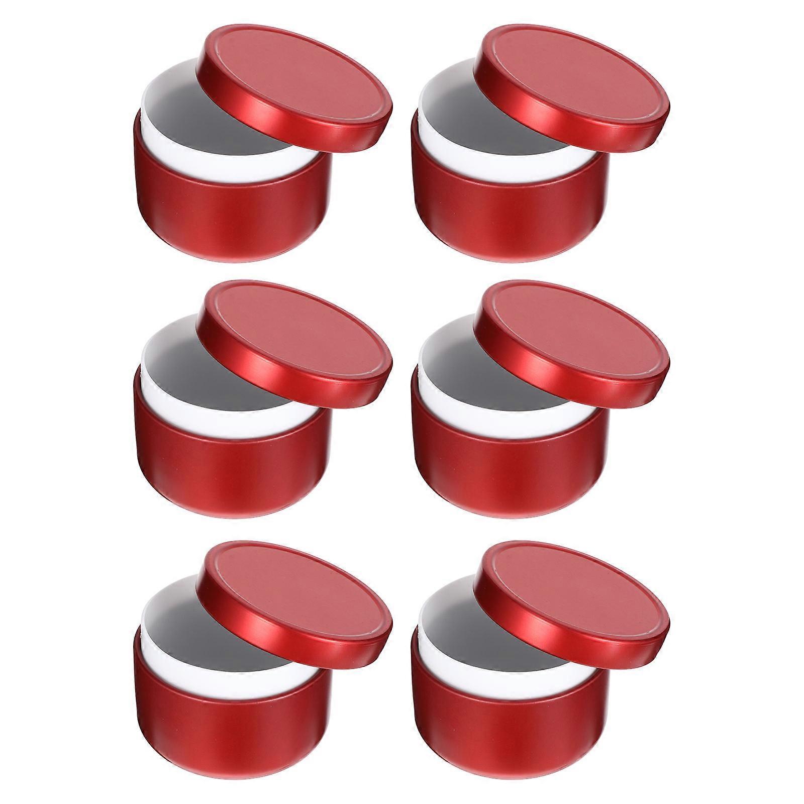 Metal Tea Jars Creative Round Tea Storage Cans for Storage 10Pcs