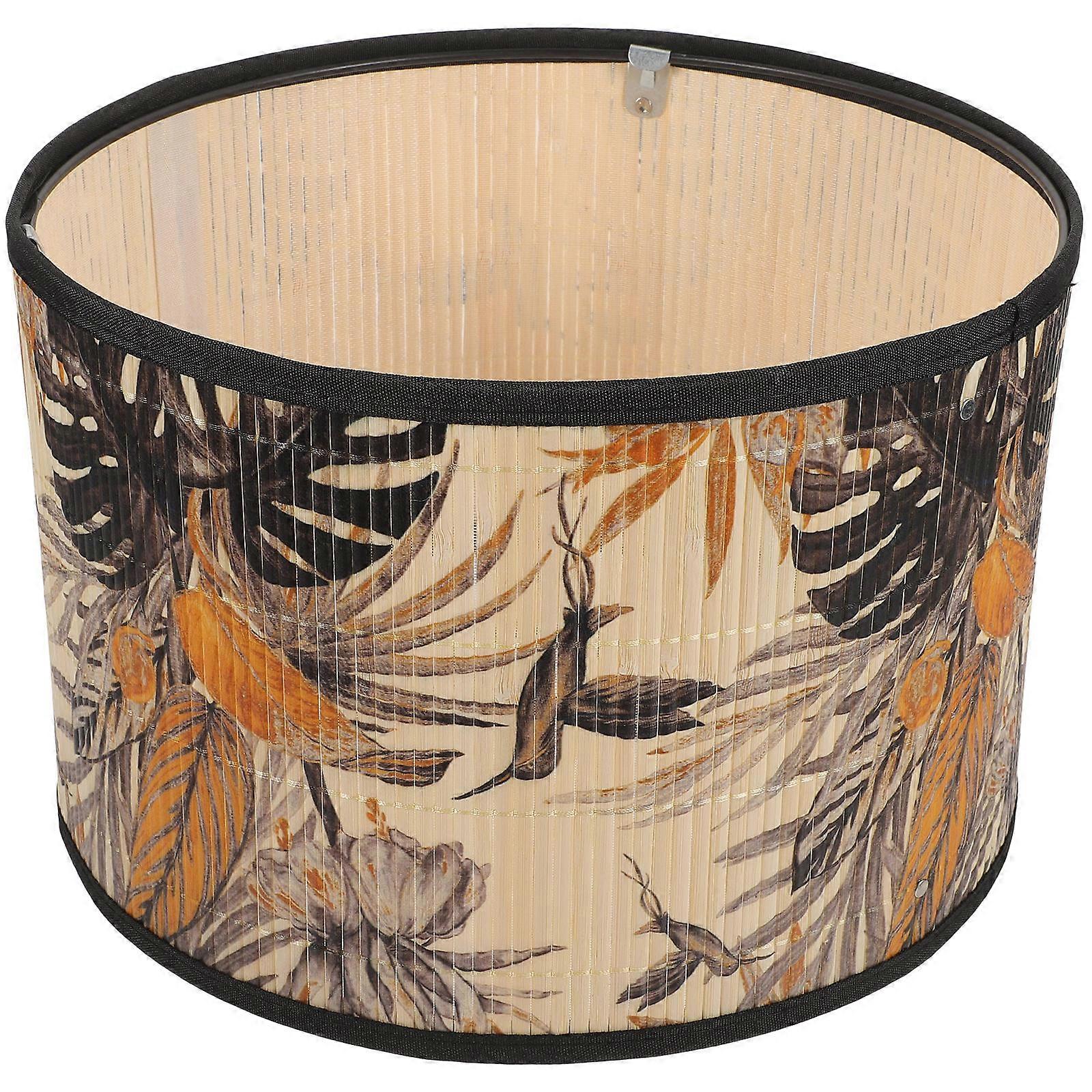 Multi Pattern Bamboo Lamp Shade Decorative Ceiling Lamp Shade for Home Use
