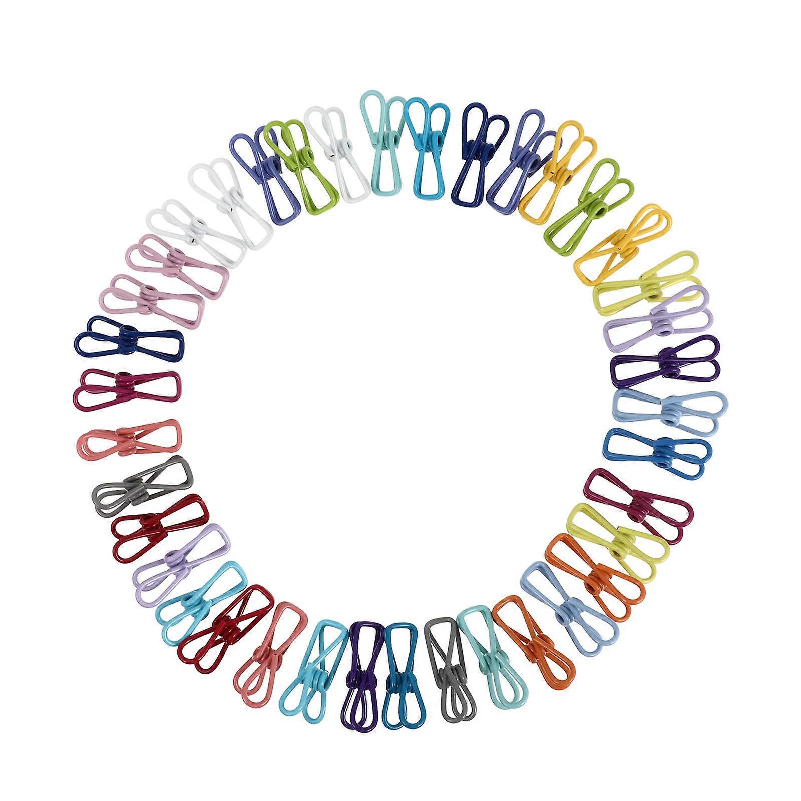 Assorted Color Photo Fixing Clips for Home Use Multi-Function 40Pcs Set