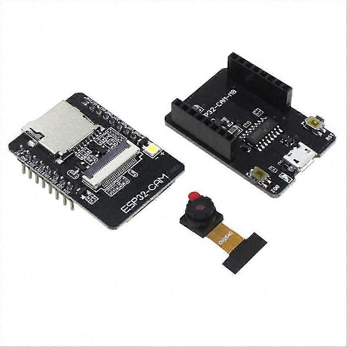 WiFi Camera Development Board with OV2640 Sensor and Base Module for ESP32-Compatible Projects