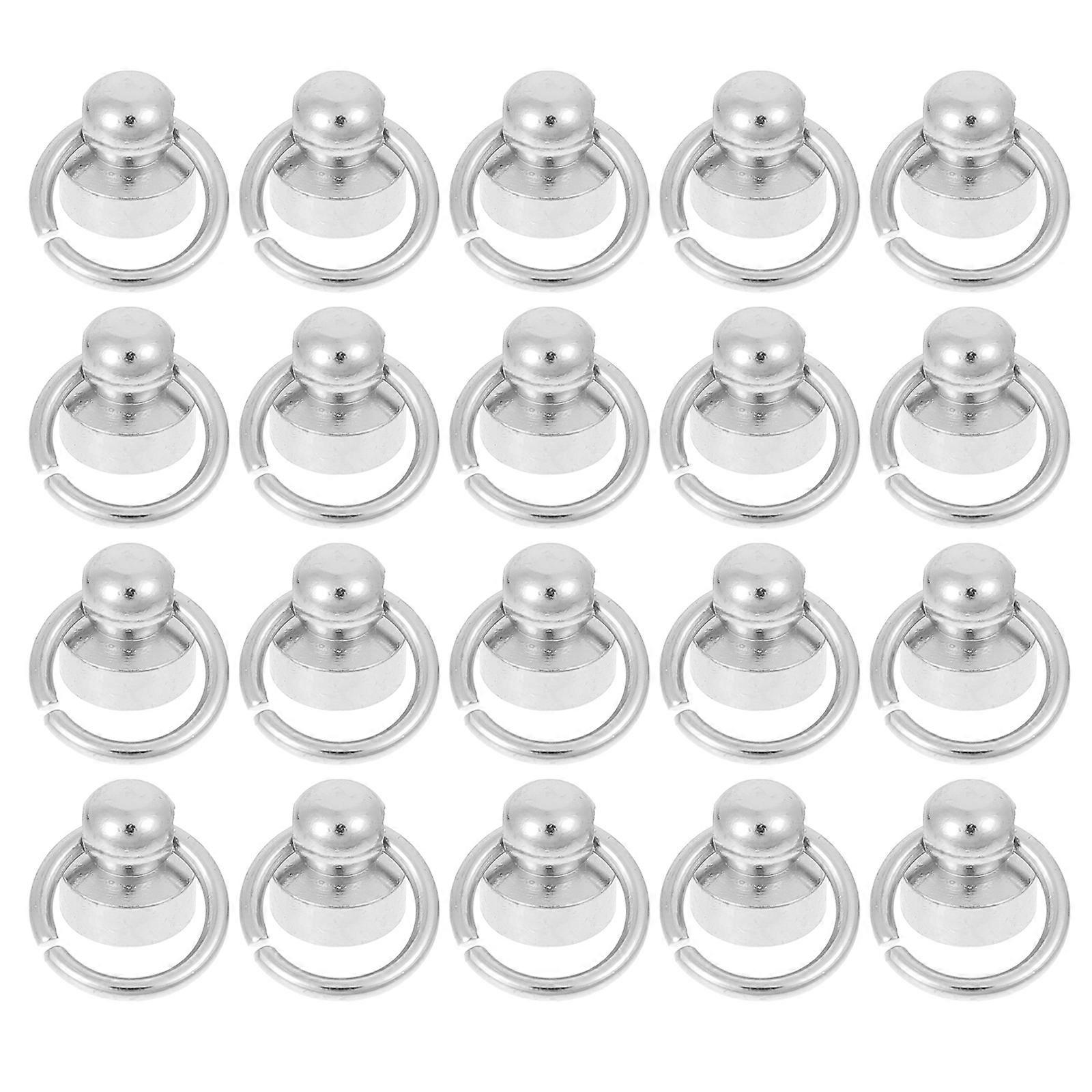 Phone Case Screw Rivets Fasteners for DIY Craft 20Sets Silver
