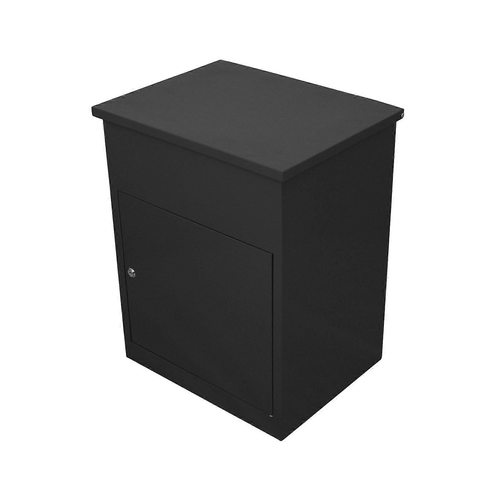 Schwarzer Paketpostkasten