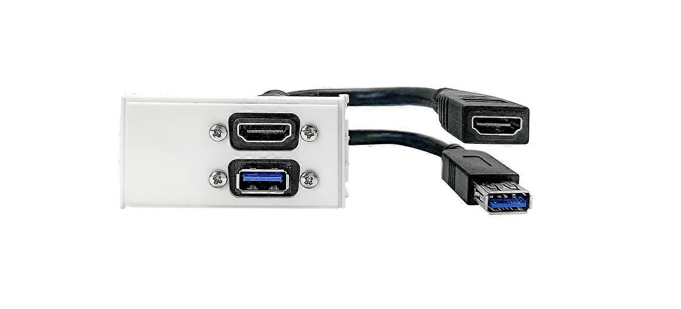 Vivolink Outlet Panel HDMI + USB3.0