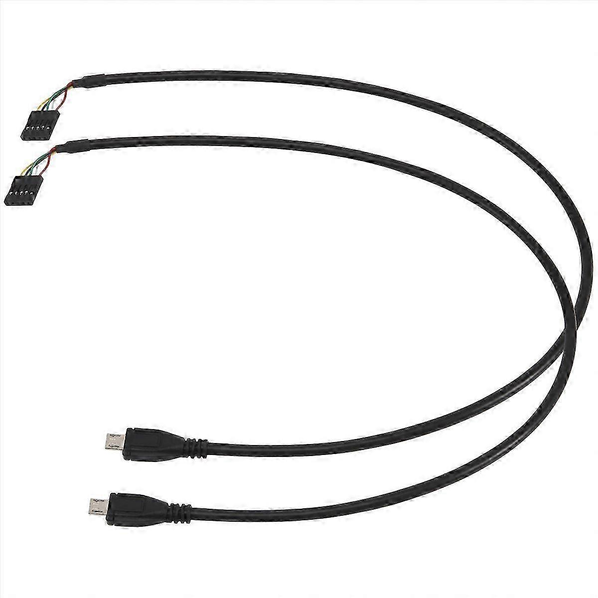 (2-Pack) 50CM Extender Cable (5Pin/Micro-USB)