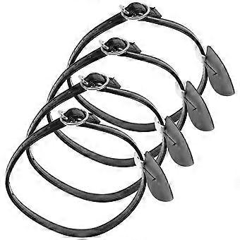 2 paar vrouwen gebruiken afneembare hoge hakken antislipband anti-losse hakken enkelband