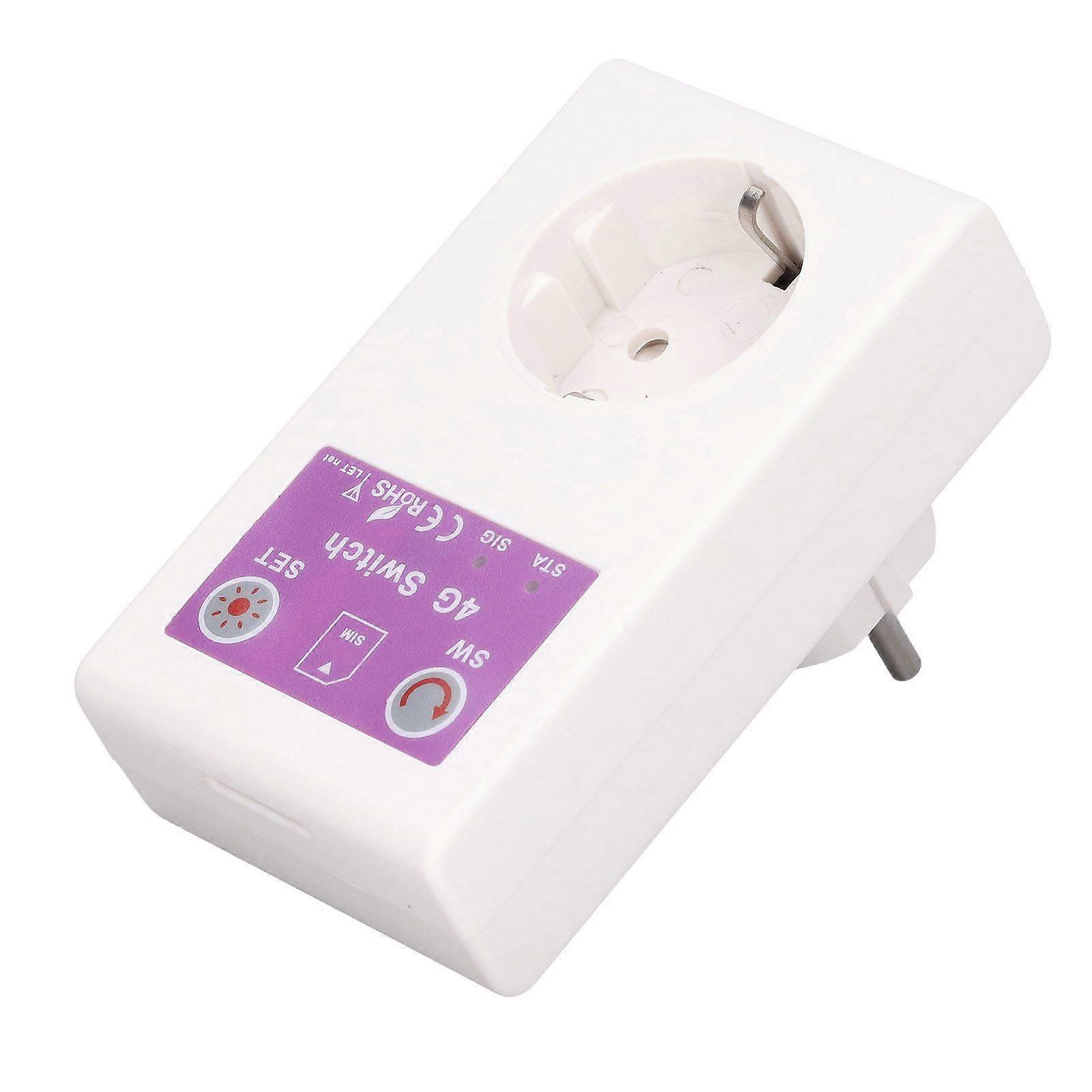 Remote Control Smart Socket Intelligent 4G Outlet with Temperature Sensor  100