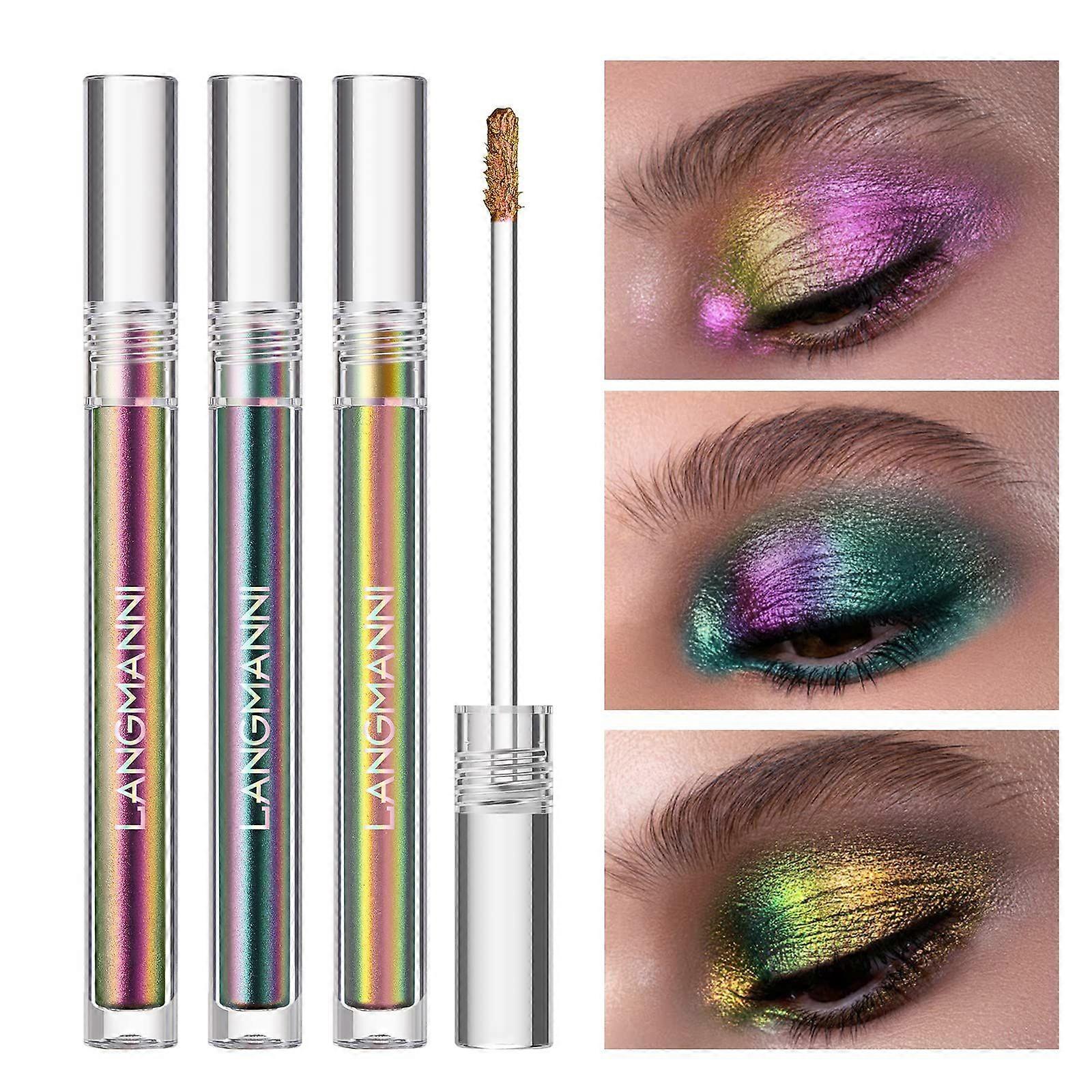 3 Pcs Liquid Chameleon Eyeshadow Makeup Set