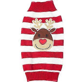 Suéter de gato Natal Papai Noel Gato Gato De Inverno Malha Roupas Quentes