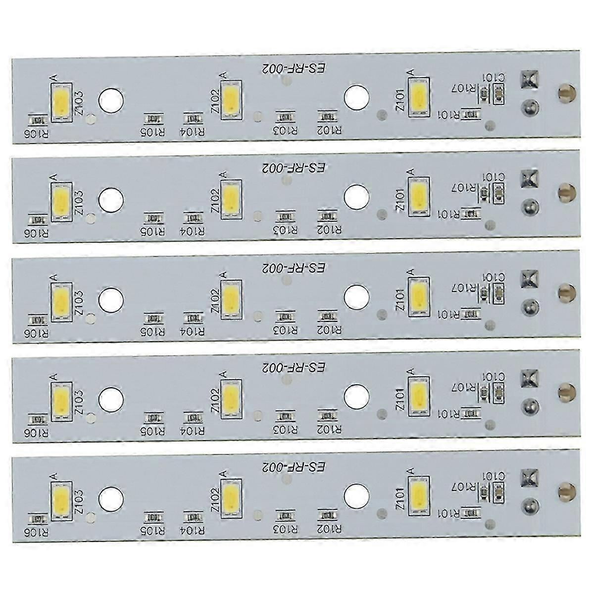 5Pcs WR55X26671 LED Light Compatible for GE Refrigerators LED Light
