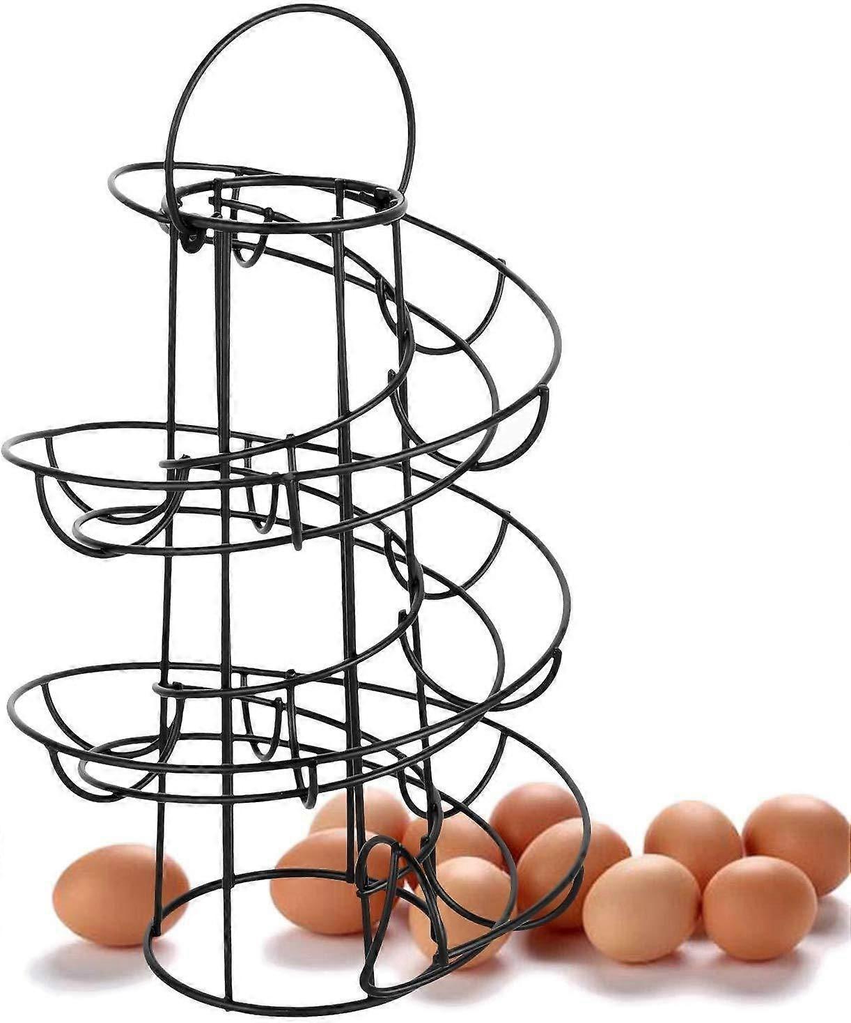 Dww-Kitchen Creative Practical Egg Rack Spiral Egg Basket