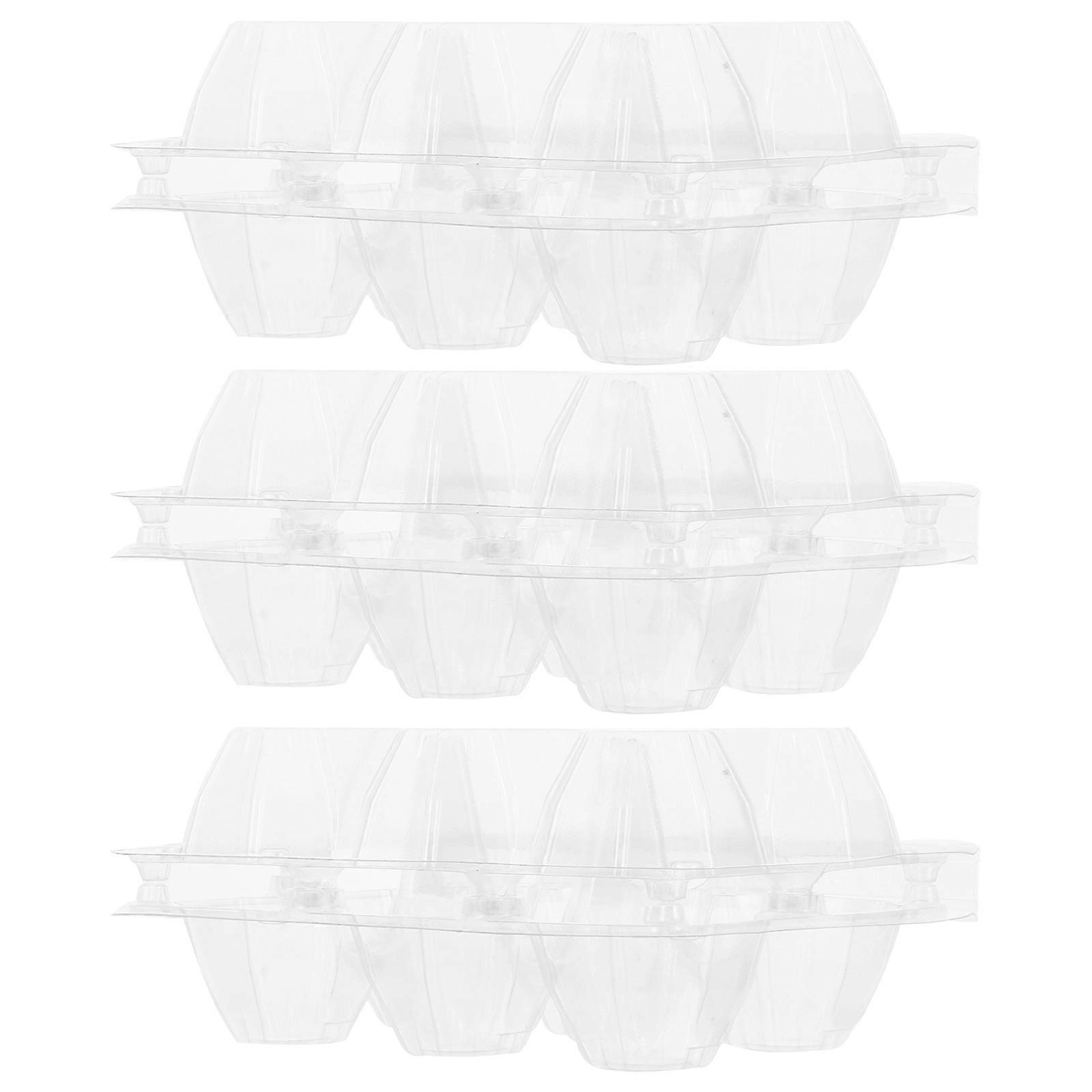 20Pcs Plastic Egg Fresh Keeping Boxes Egg Storage Boxes Egg Storage Holders
