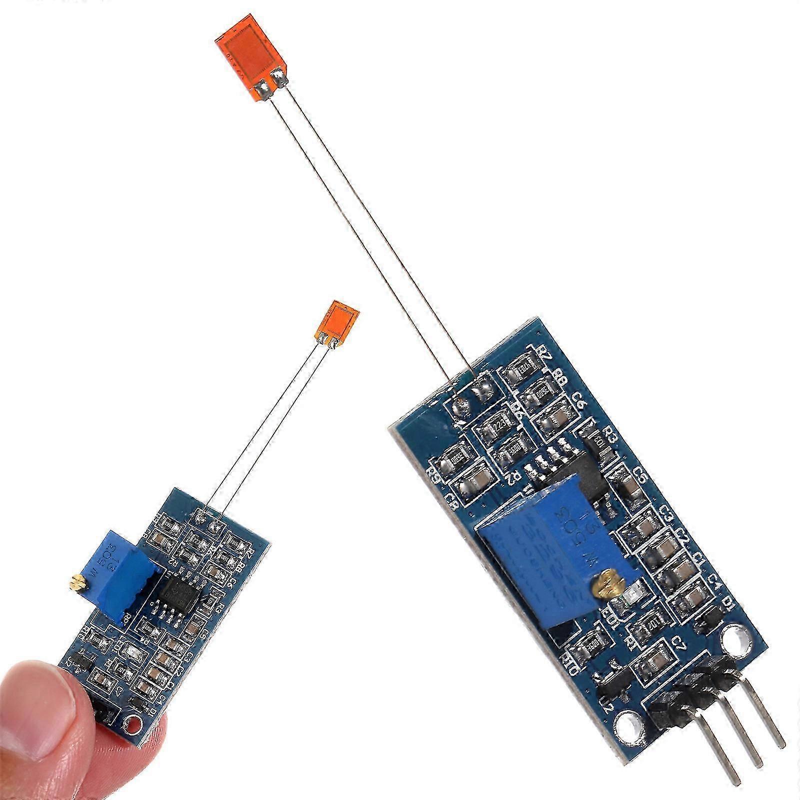 Strain Gauge Bending Detection Sensor Module Featuring Charge Amplifier Voltage Output