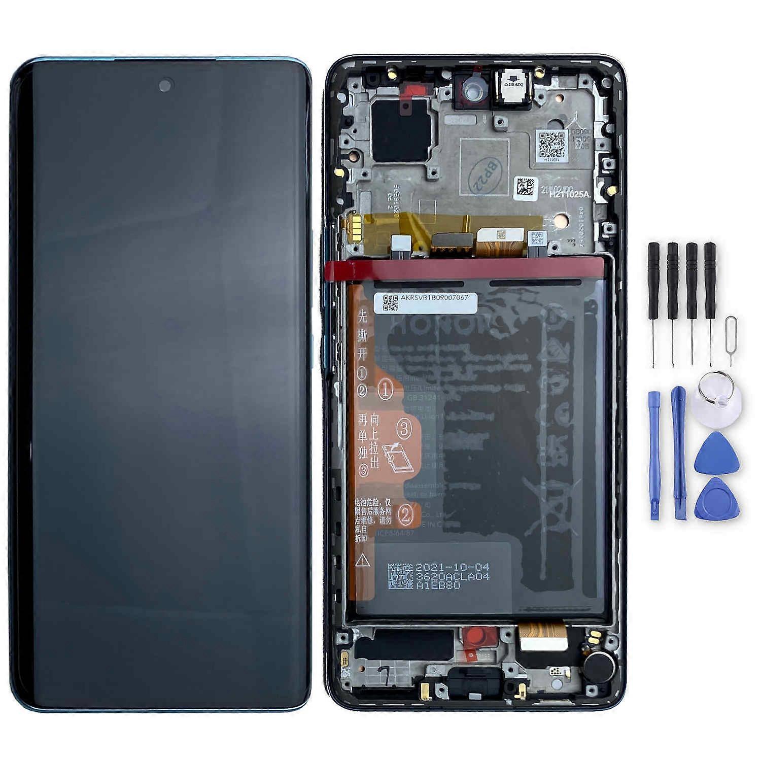 For Honor 50 Display 02354GLW Full LCD with frame + battery unit Emerald Green