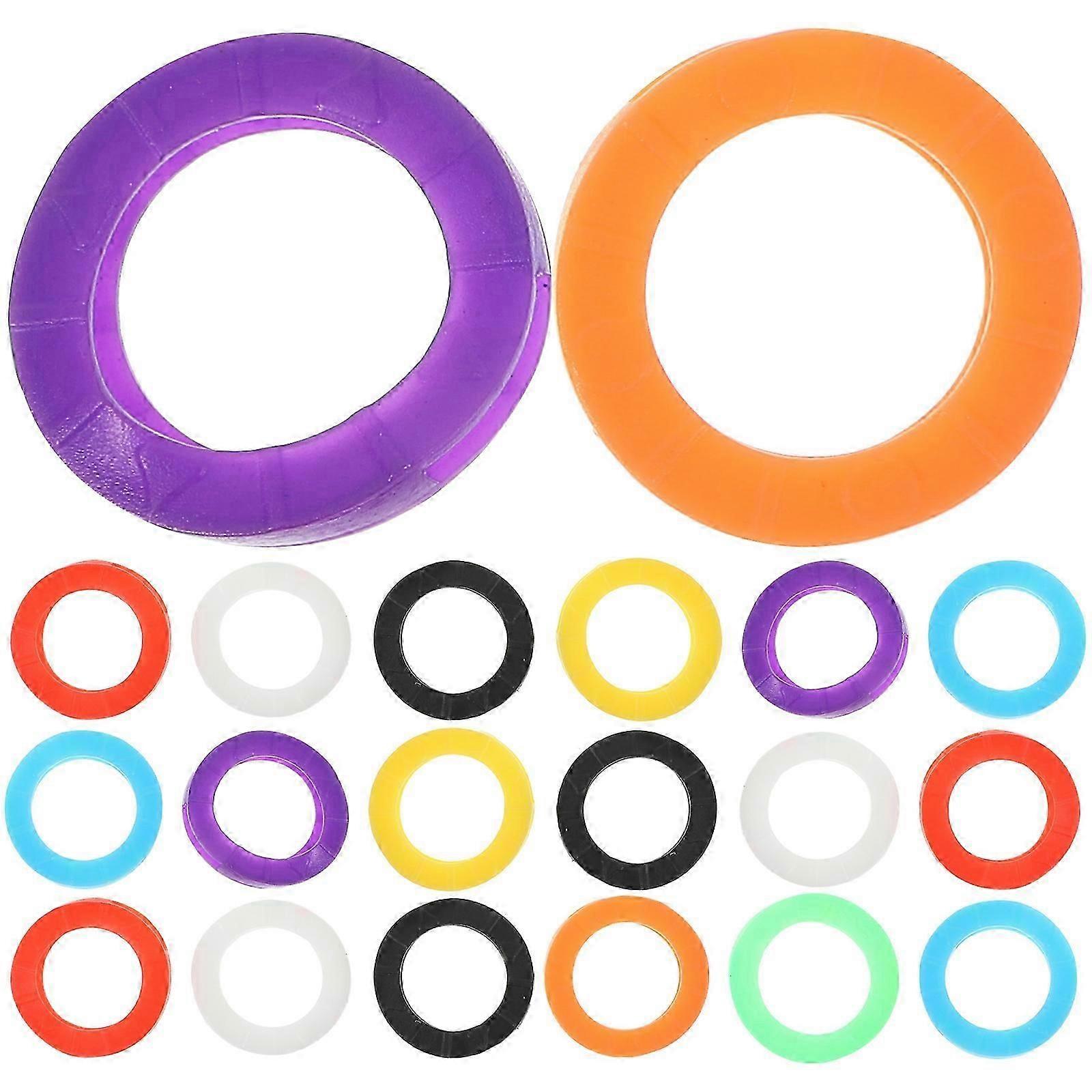 Key Caps Silicone Covers for Key Identification 120Pcs Assorted