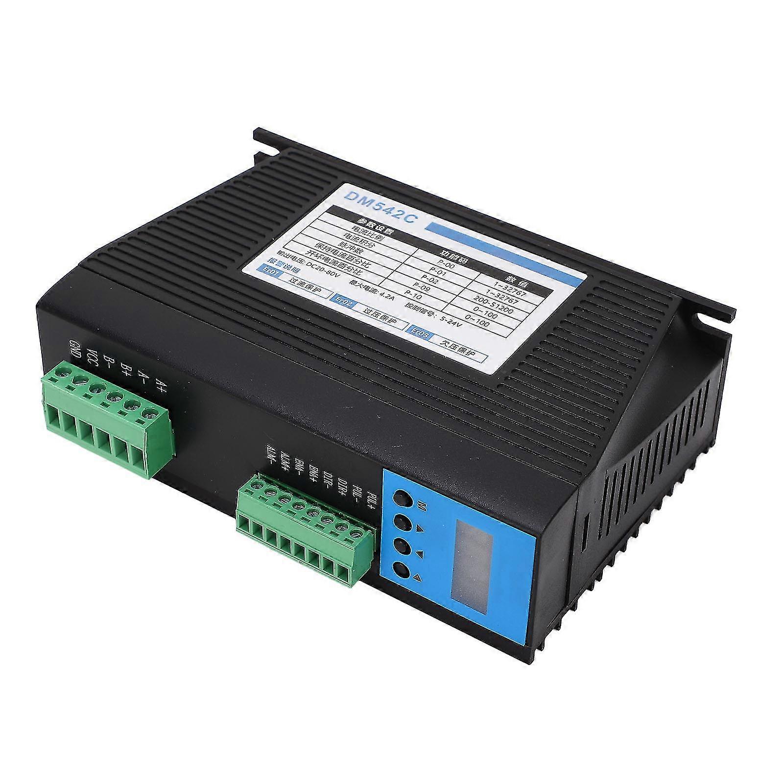 Stepper motor driver with digital display and smooth filtering function