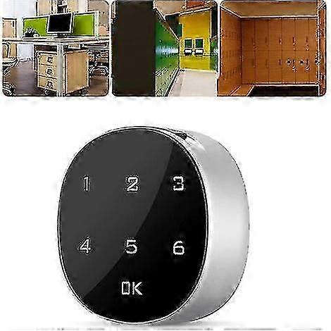 Coded Electronic Combination Padlock with Touch Screen for Cabinet Toolbox Mailbox School Locker