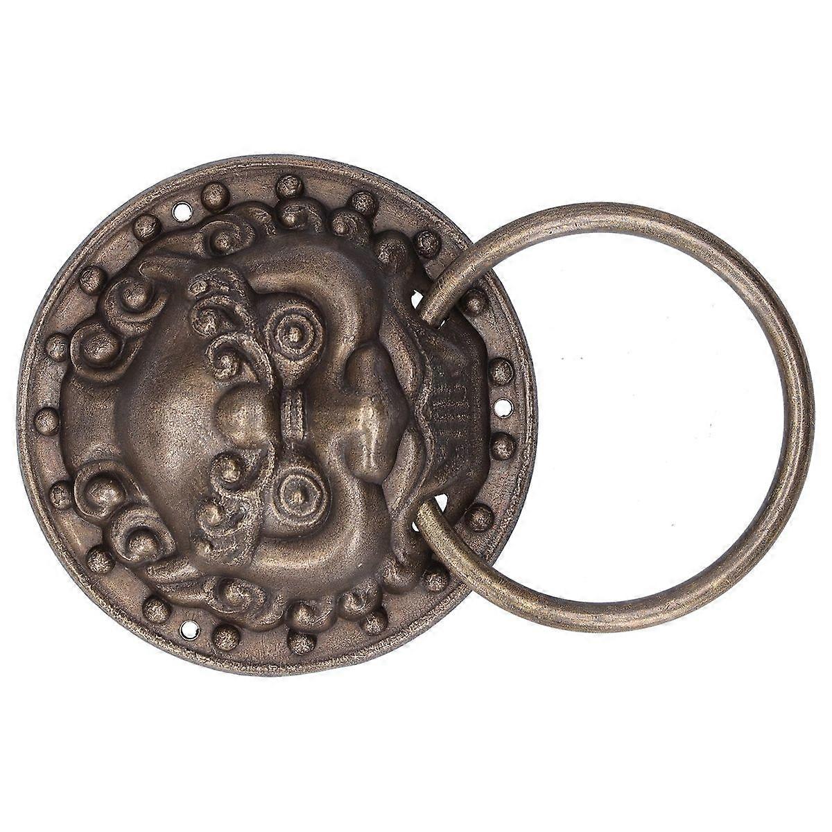 Lion Head Door Knocker Brass Antique Pull Handle