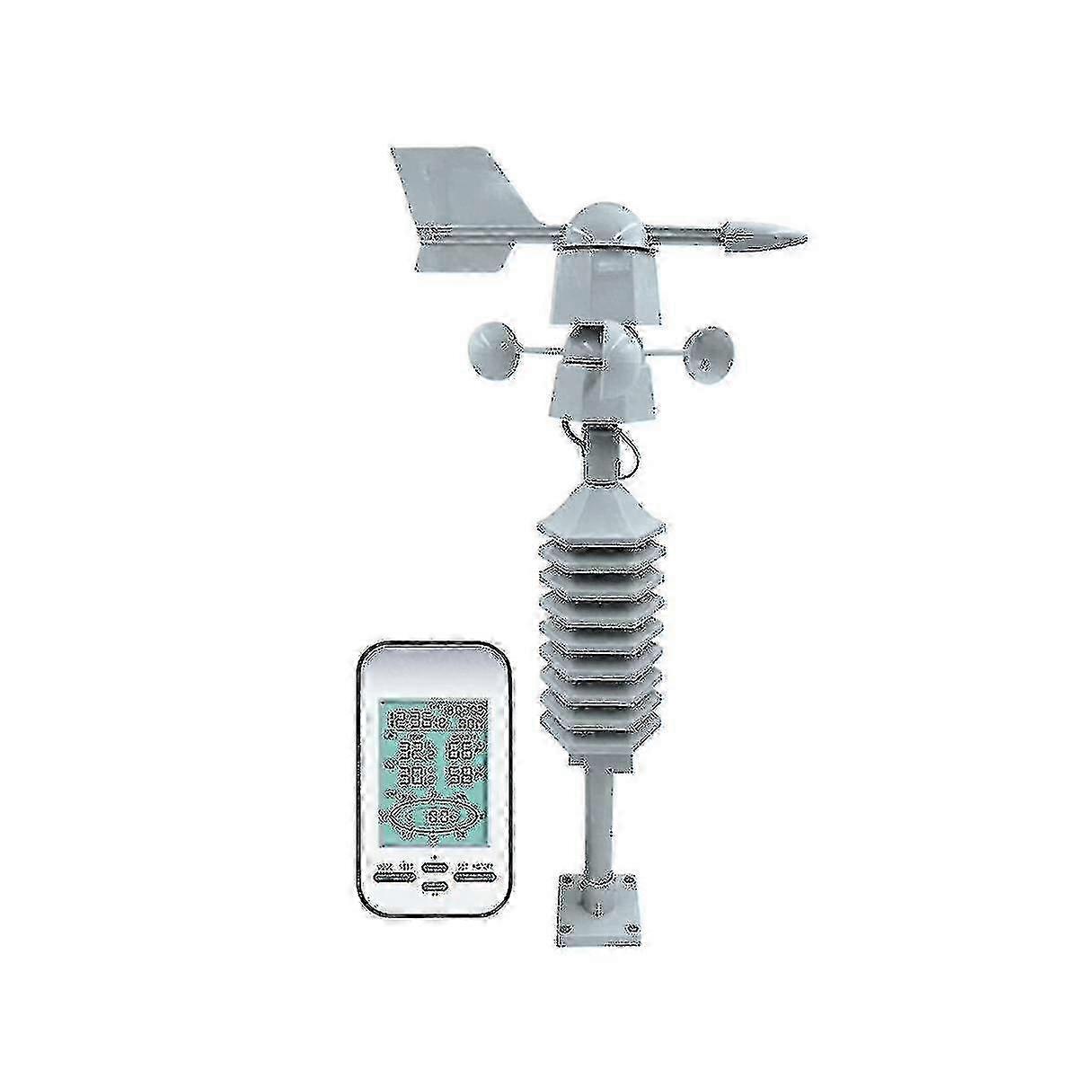 Professional Wireless Out Wind Speed Direction Sensor Digital Wind Temperature Humidity Meter