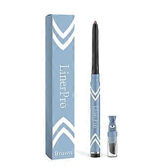 Der braune Gel-Eyeliner-Stift mit ultrafeiner Spitze zeichnet sanft und natürlich eine weiche Linie und ist perfekt für das tägliche Augen-Make-up von Anfängern geeignet.
