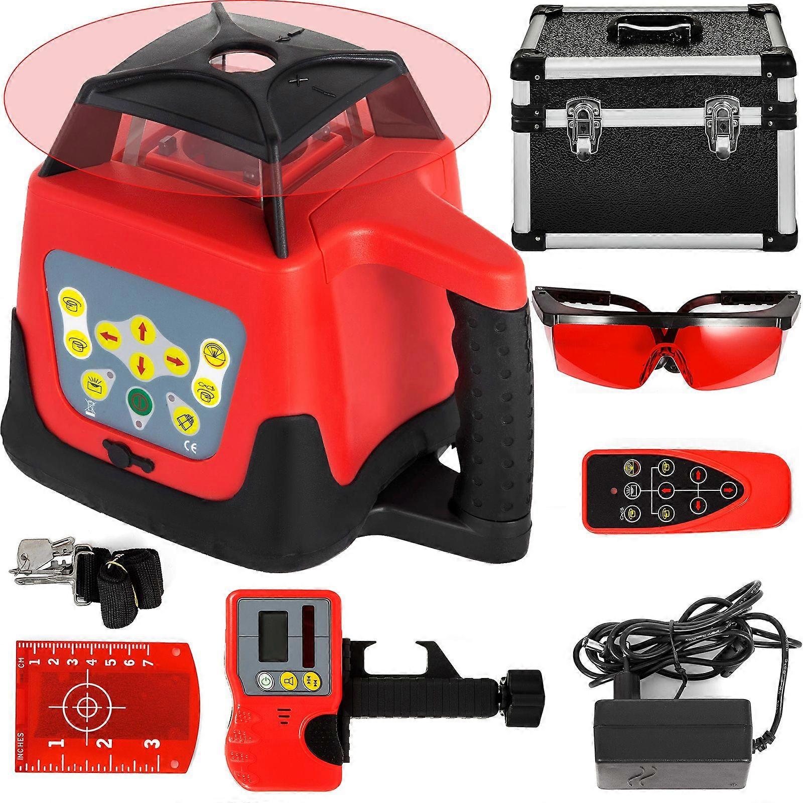 360 Rotating Red Laser Level  Range