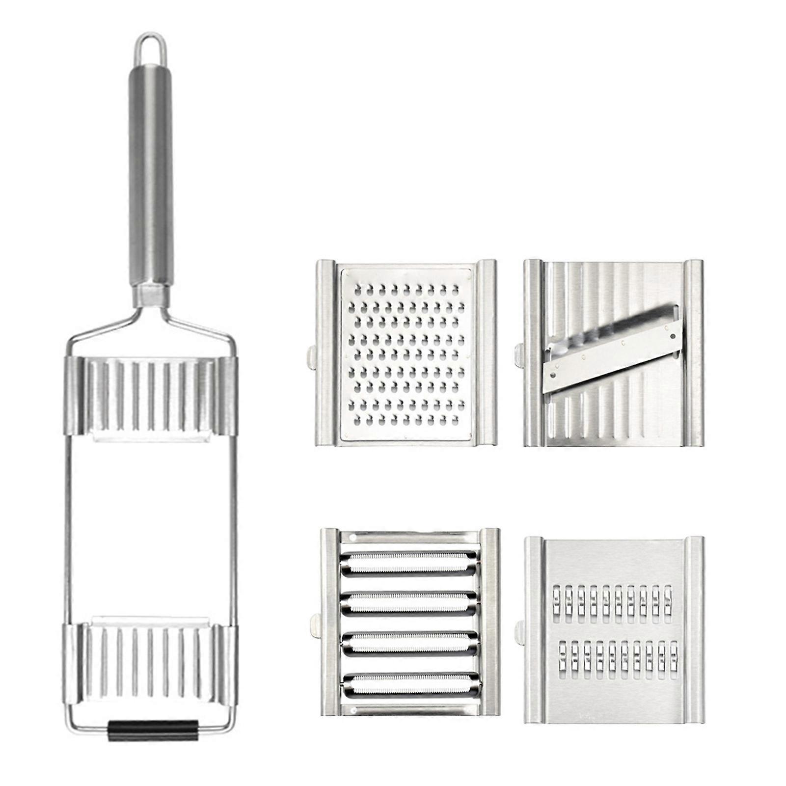 Vegetable Slicer Grater Stainless, Manual Multi-Purpose Cutter