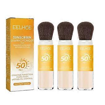 3X Mineral Sunscreen Setting Powder, 2023 New Translucent Mineral Brush Powder