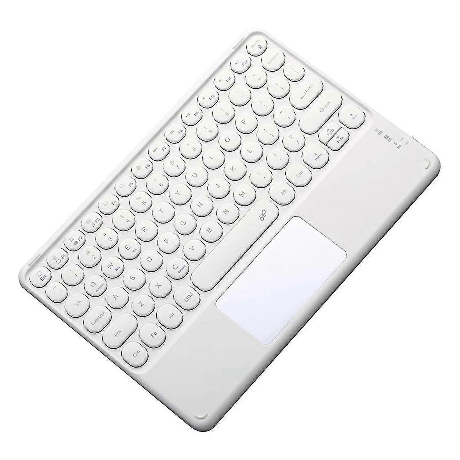 Wireless Bluetooth Keyboard for Pad PC Tablet White