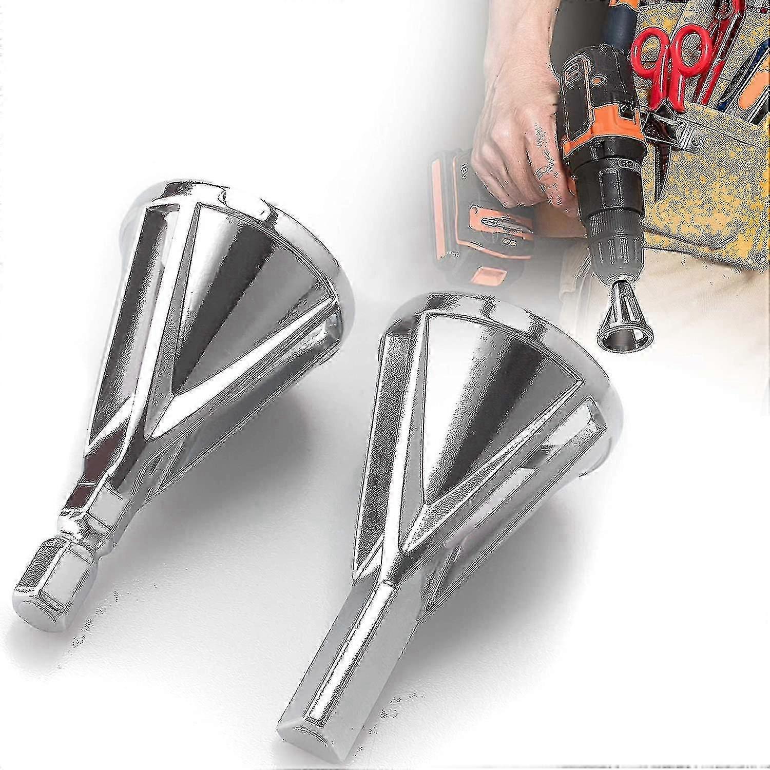 Deburring External Chamfer Tool, Deburring Tool Hard High Speed Stainless Steel Remove Burr Quickly Repairs Tools1setsilver