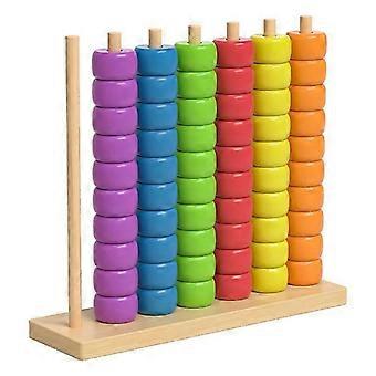 Familiespelletjesavond: Stapelpuzzel - Kleurmatch-ringuitdaging voor 2 spelers, een snelle en competitieve hersenkraker met complete set.