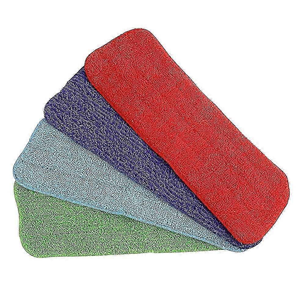 4 Pcs Floor Mop Replacement Pads 4 Pcs Microfiber Mop Head Covers