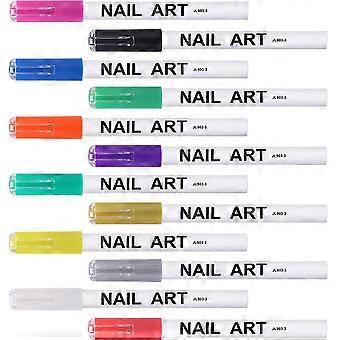 Nail Art Paint Pen Colorful Manicure Drawing Tool for 48Pcs Set