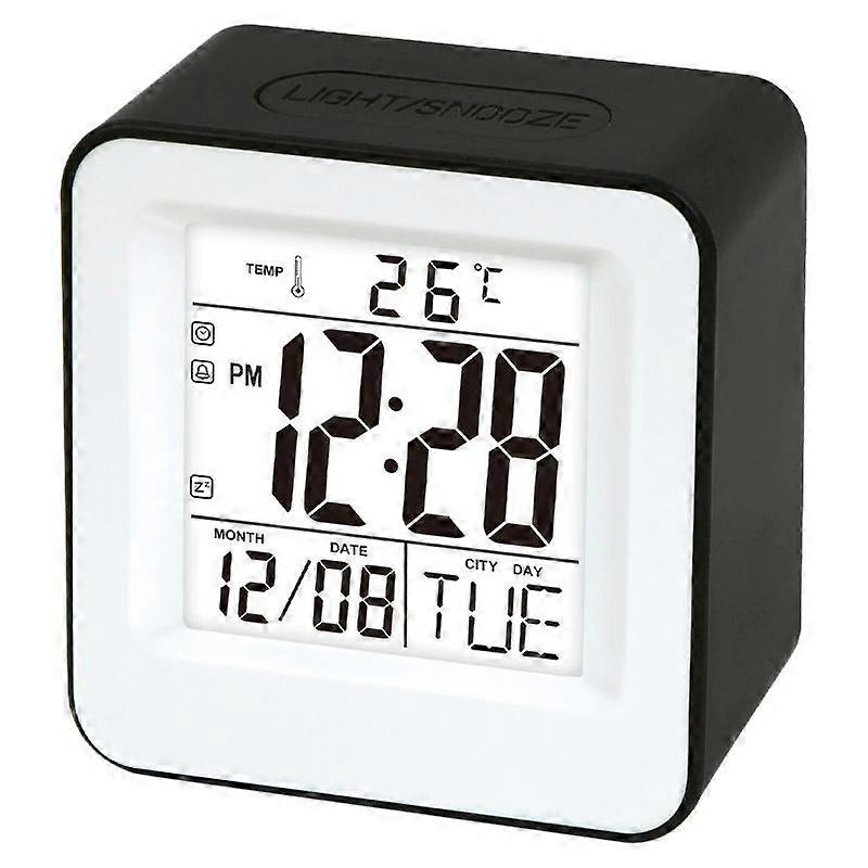 DS-3632 Multifunctional Desktop Voice Control Small Square Alarm Clock