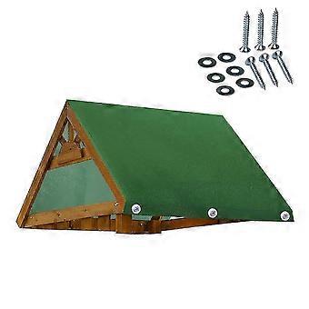 Outdoor Swingset Shade Waterproof Canopy Cover with Screws for Kids Playground 228x109cm