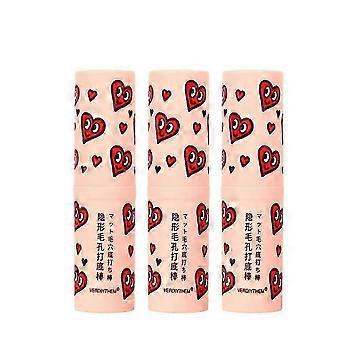 3pcs Invisible Pore Face Primer Longue Durée Maquillage Primer Stick Fond de Teint Contrôle De L’huile Facial Matte Primer 2023 Nouveau Invisible Pore Longue Durée Makeu