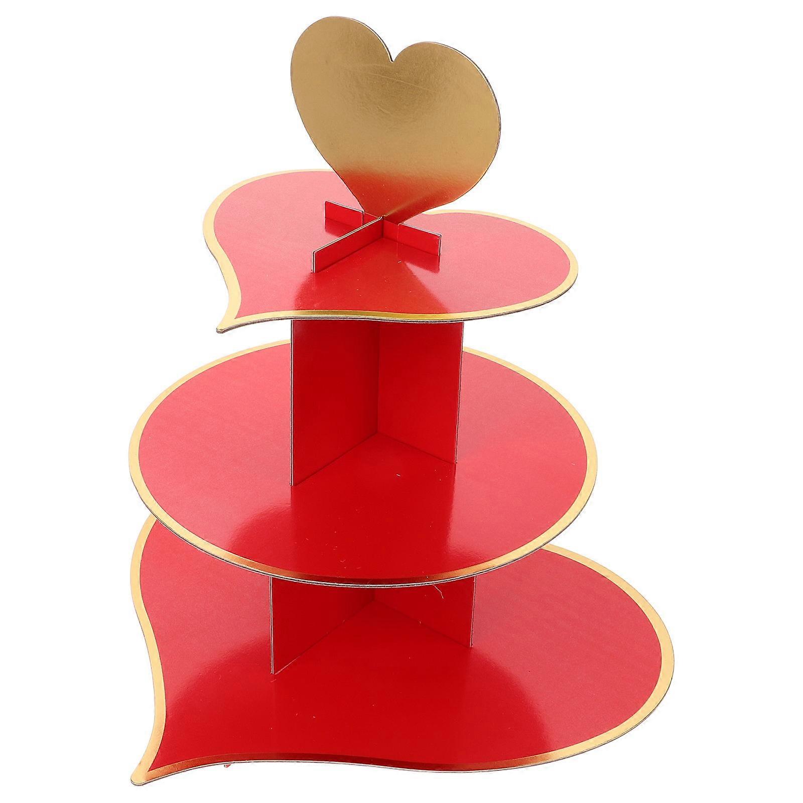 Dessert Display Rack for Storage Multi-Layer Paper Cupcake Stand Three Layers