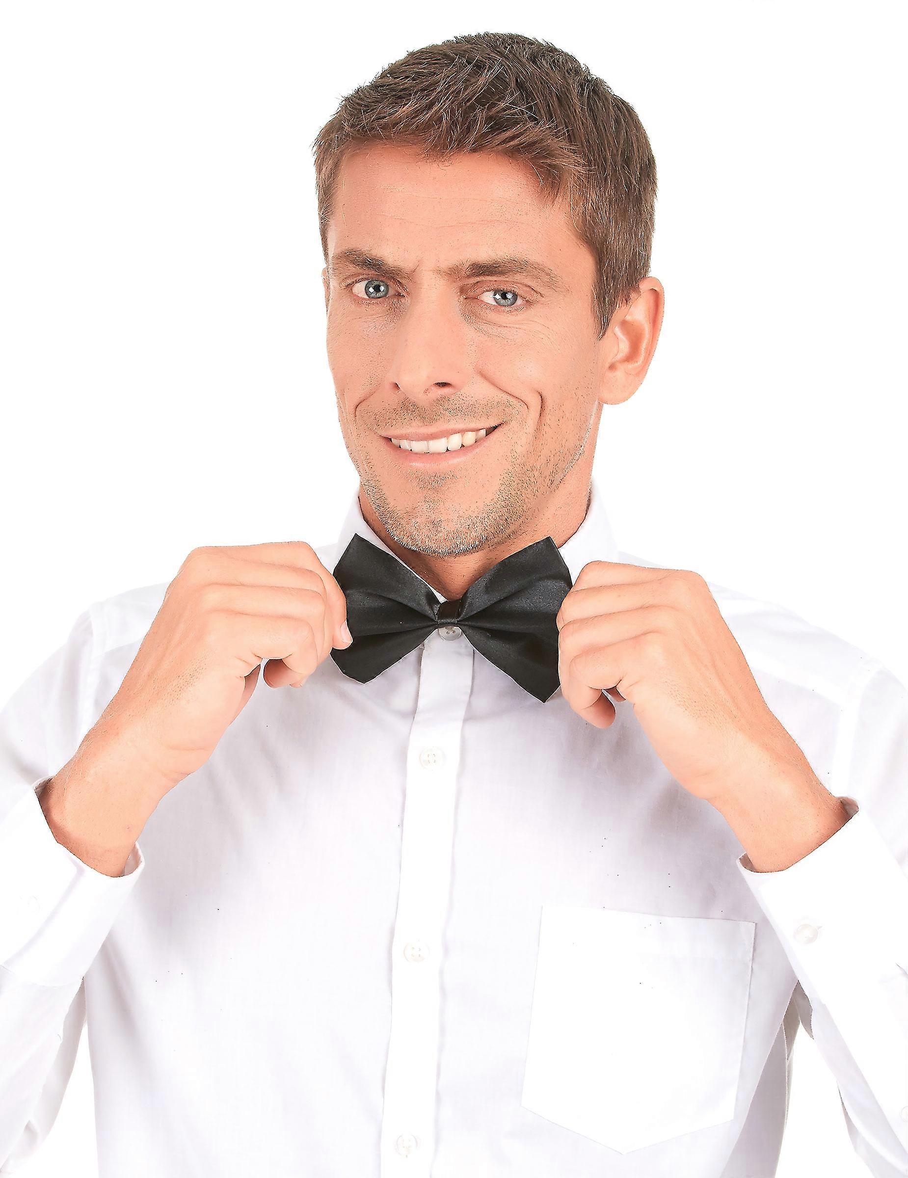 Adult black bow tie