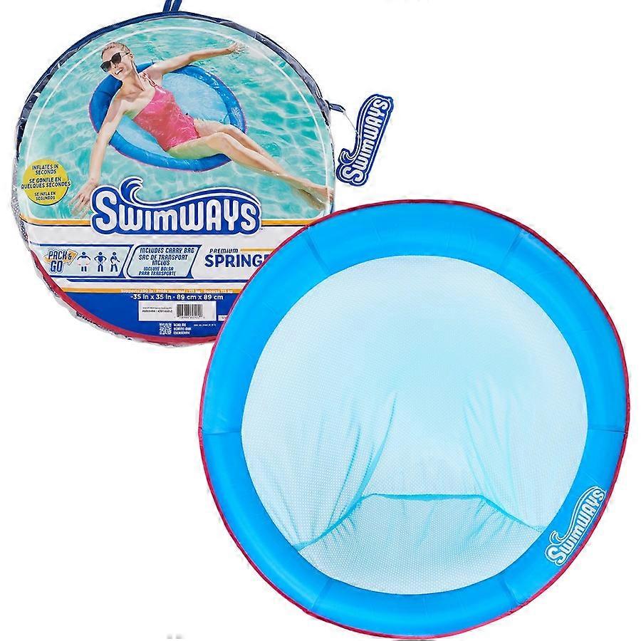 Sandcastle Spring Float Portable Inflatable Pool Lounger