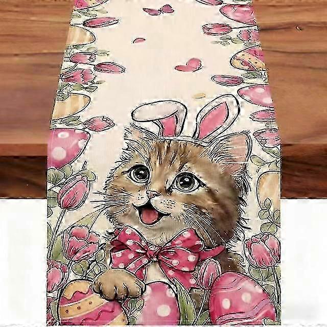 Spring Floral Easter Table Runner