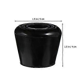 1 Set Roller Skates Brake Blocks For Outdoor Skating Skaters Black PU Adjustable Height Holder