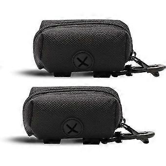 2pcs Dog Poop Bag Dispenser, Dog Poop Bag Dispenser, Dog Waste Bag Dispenser Dog Poop Bag Dispenser, Black