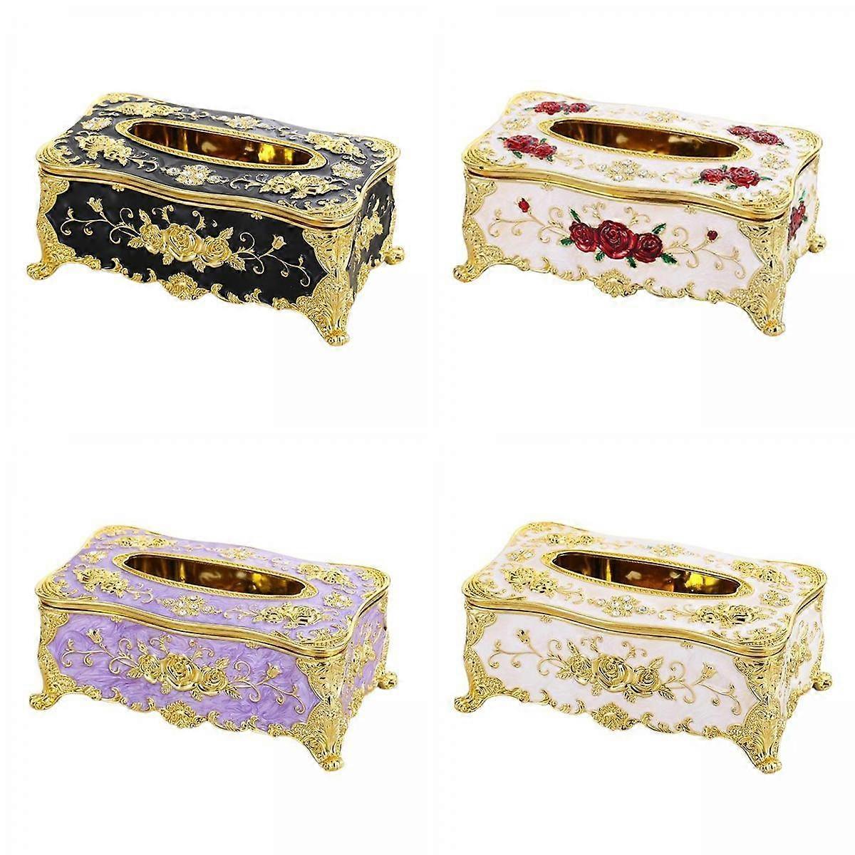 Tissue Rectangular Paper Napkin Bathroom Case Car Holder Decor