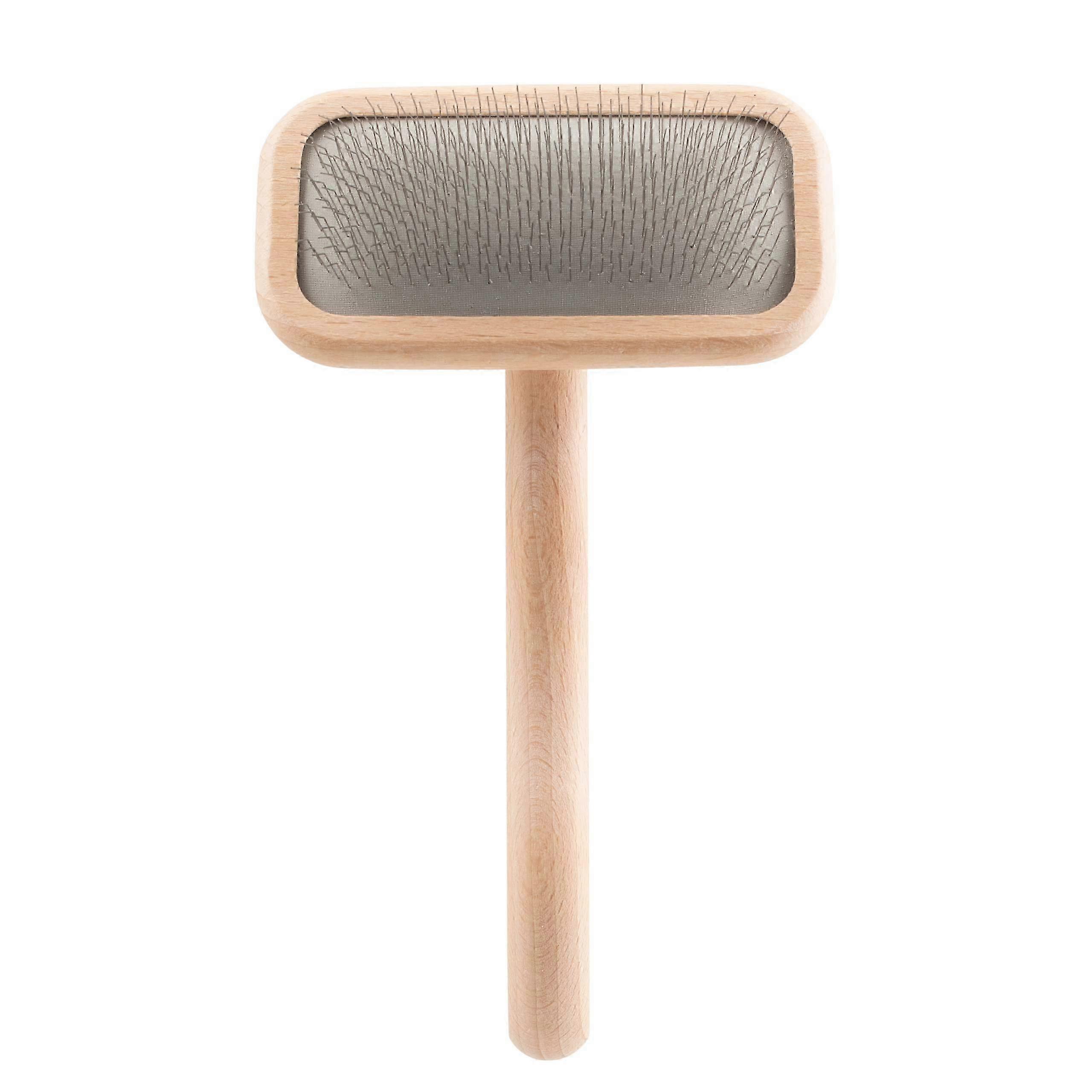 Polished Pin Slicker Brush Beech Wood